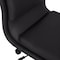 Flash Furniture Black Mid-Back Armless LeatherSoft Office Chair GO-21111-BK-GG - alternate 3